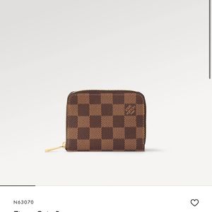 Louis Vuitton Zippy Coin Purse Authentic